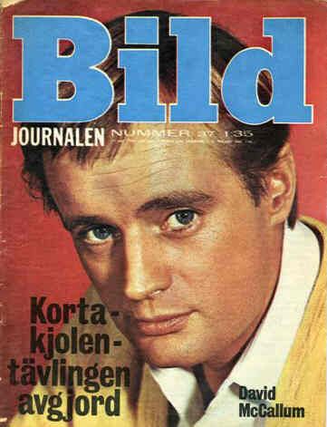 BILDJOURNALEN magazine side cover Issue 37  1966