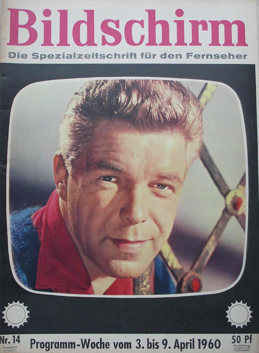 BILDSCHIRM magazine side cover Issue 14 3 April 1960