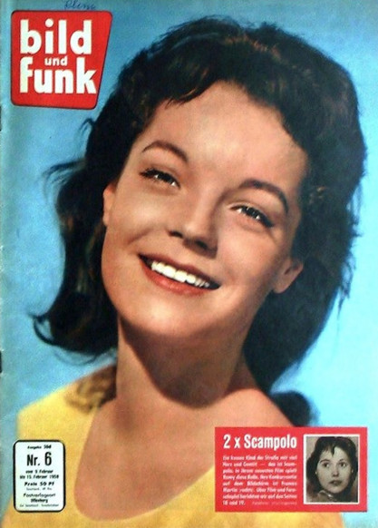 BILD UND FUNK magazine side cover Issue 6 9 February 1958