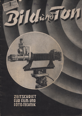 BILD UND TON magazine side cover Issue 7  1952