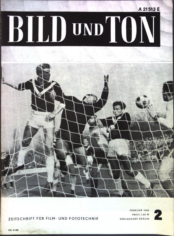 BILD UND TON magazine side cover Issue 2 February 1968