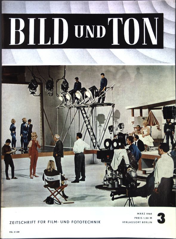 BILD UND TON magazine side cover Issue 3 March 1968