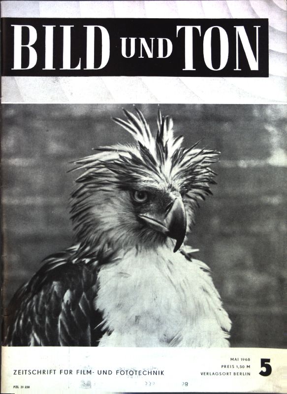 BILD UND TON magazine side cover Issue 5 May 1968