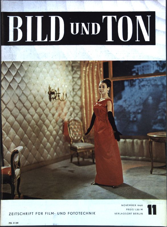 BILD UND TON magazine side cover Issue 11 November 1968