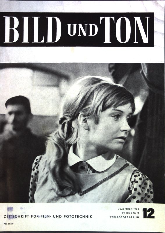 BILD UND TON magazine side cover Issue 12 December 1968