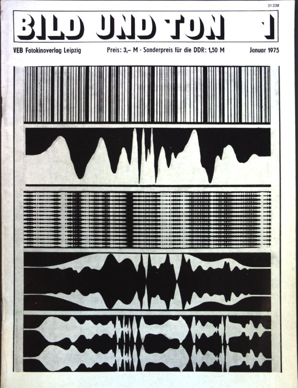 BILD UND TON magazine side cover Issue 1 January 1975