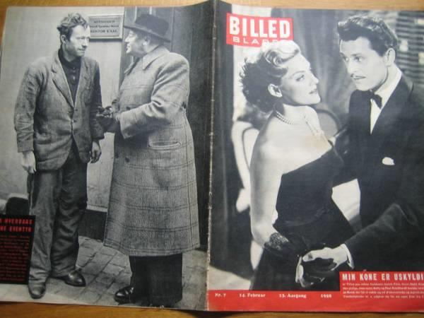 BILLED BLADET magazine side cover Issue 7 14 February 1950