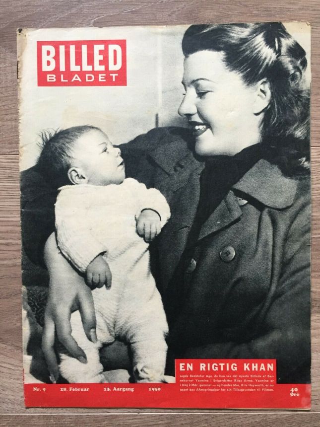 BILLED BLADET magazine side cover Issue 9 28 February 1950