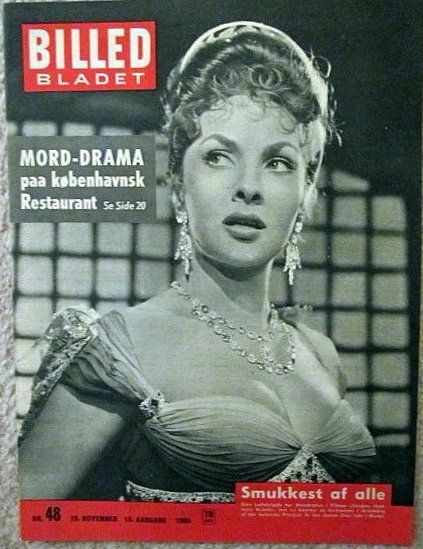 BILLED BLADET magazine side cover 29 November 1955