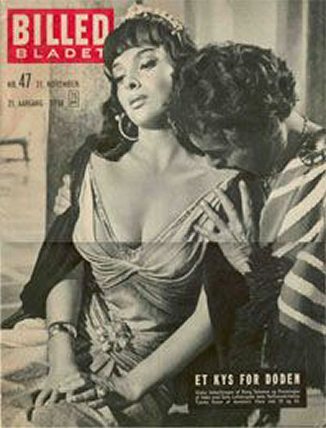 BILLED BLADET magazine side cover Issue 47 21 November 1958