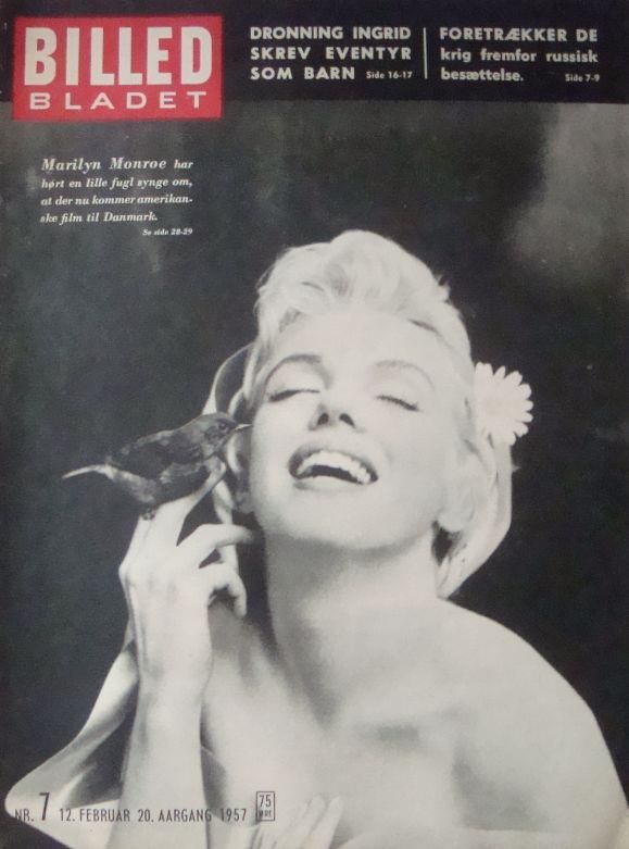 BILLED BLADET magazine side cover 12 February 1957