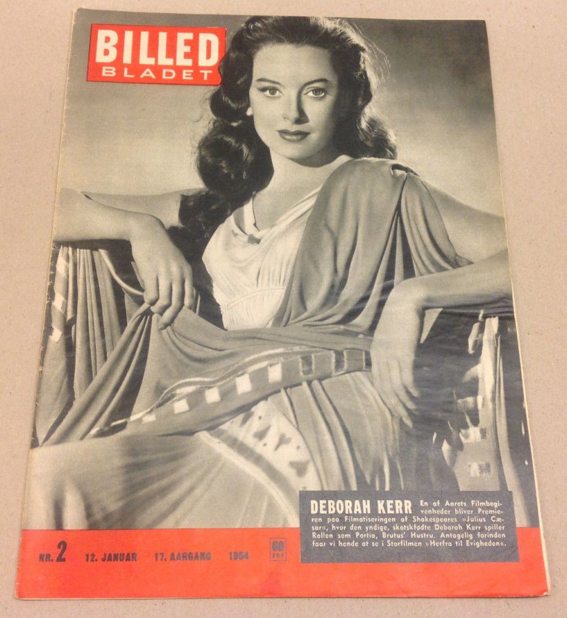 BILLED BLADET magazine side cover Issue 2 12 January 1954