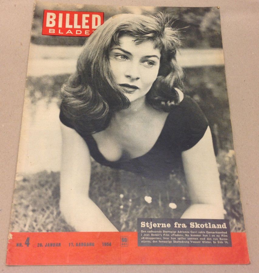 BILLED BLADET magazine side cover Issue 4 26 January 1954