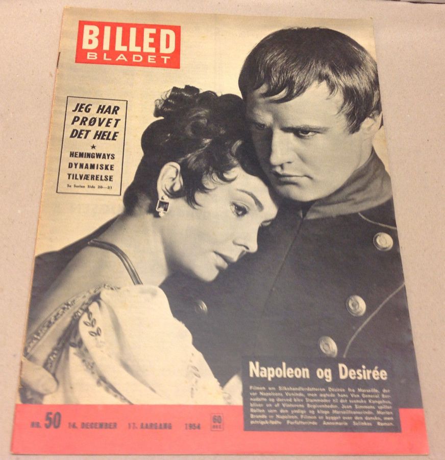BILLED BLADET magazine side cover Issue 50 14 December 1954