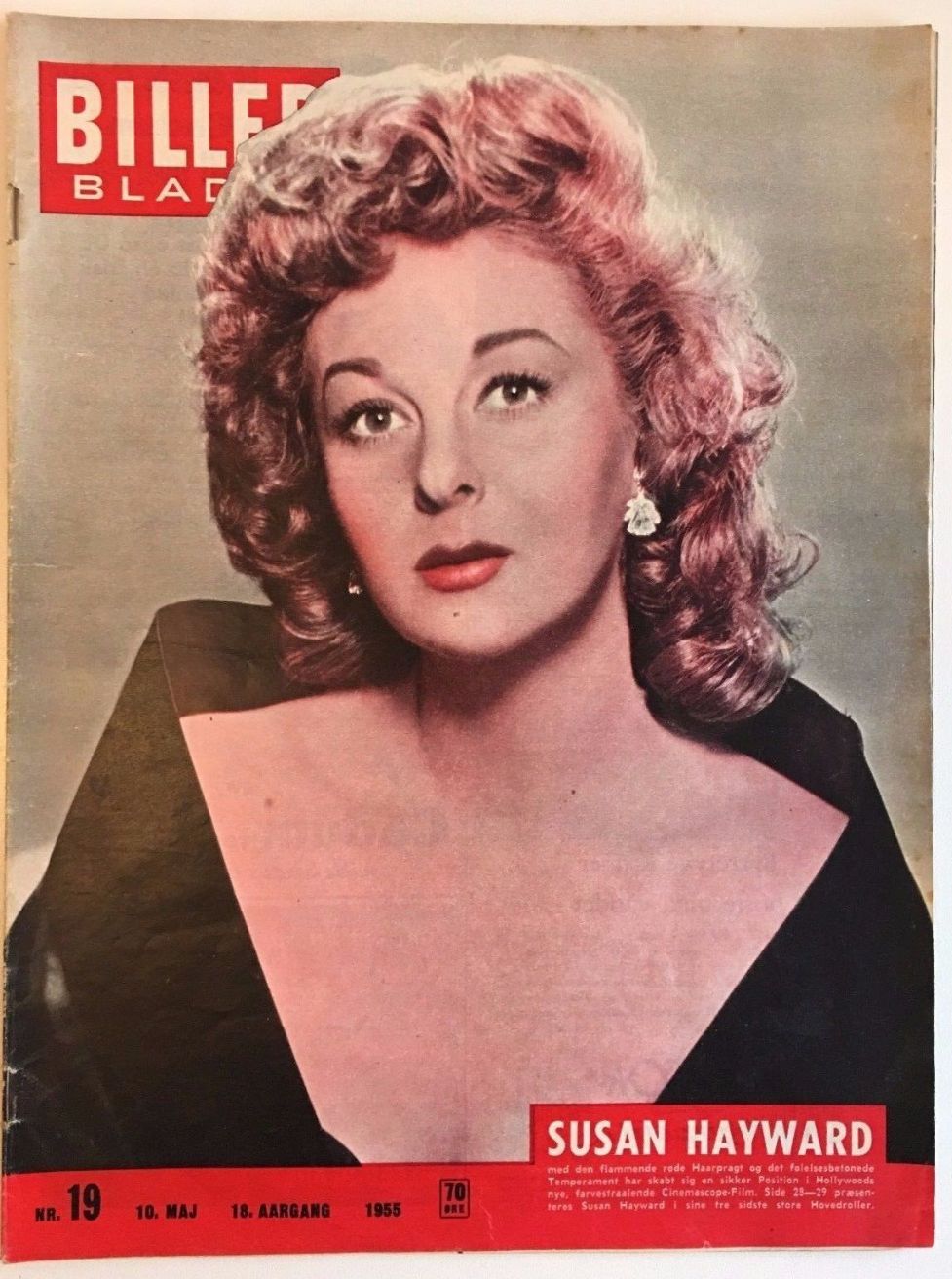 BILLED BLADET magazine side cover Issue 19 10 May 1955