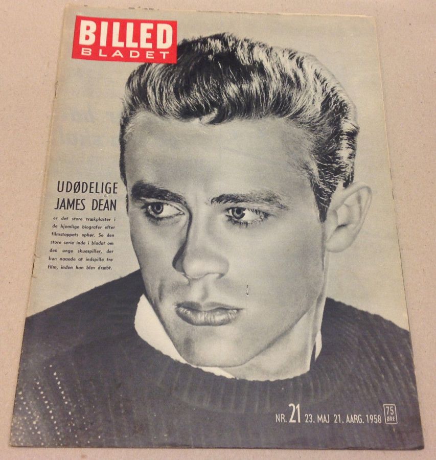 BILLED BLADET magazine side cover Issue 21 23 May 1958