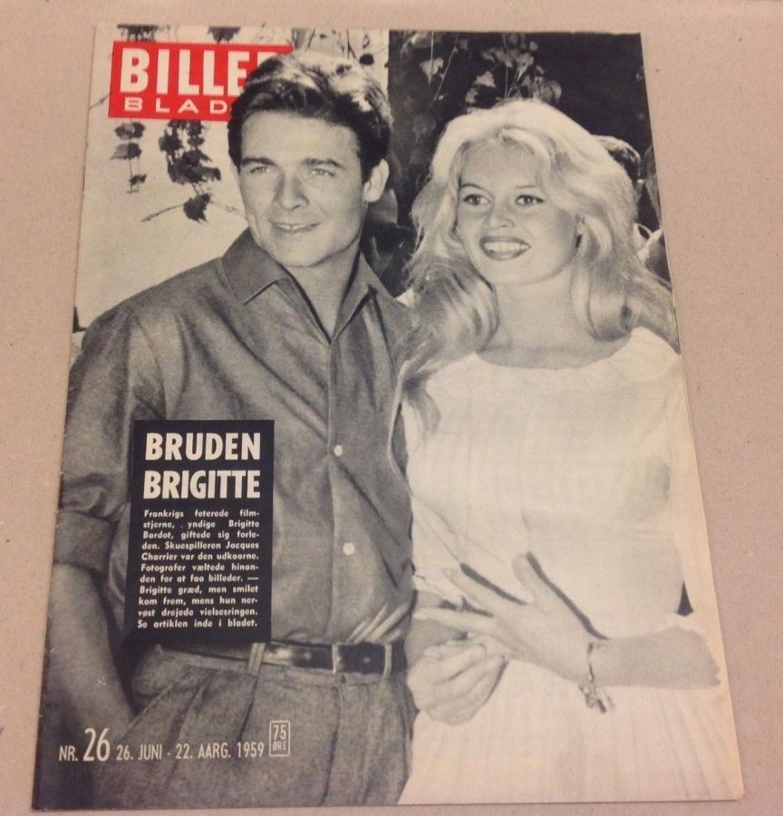 BILLED BLADET magazine side cover Issue 26 26 June 1959