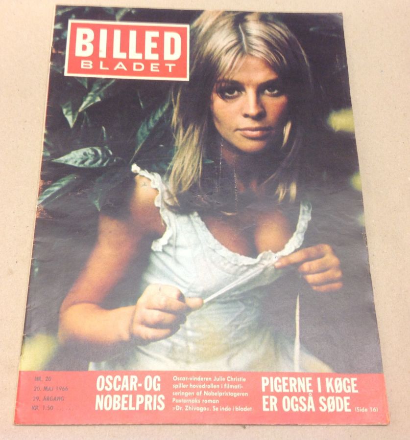 BILLED BLADET magazine side cover Issue 20 20 May 1966