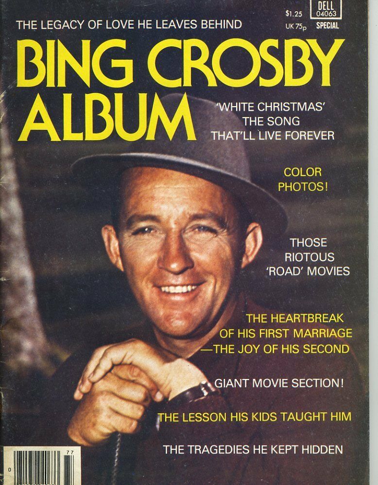 BING CROSBY ALBUM magazine side cover   1977
