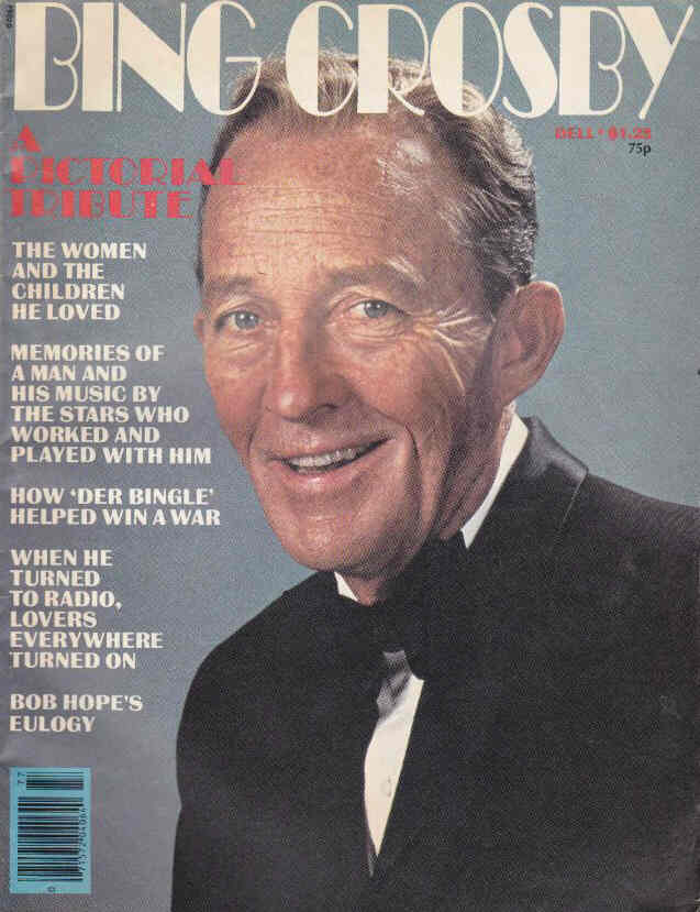 BING CROSBY magazine side cover  1977