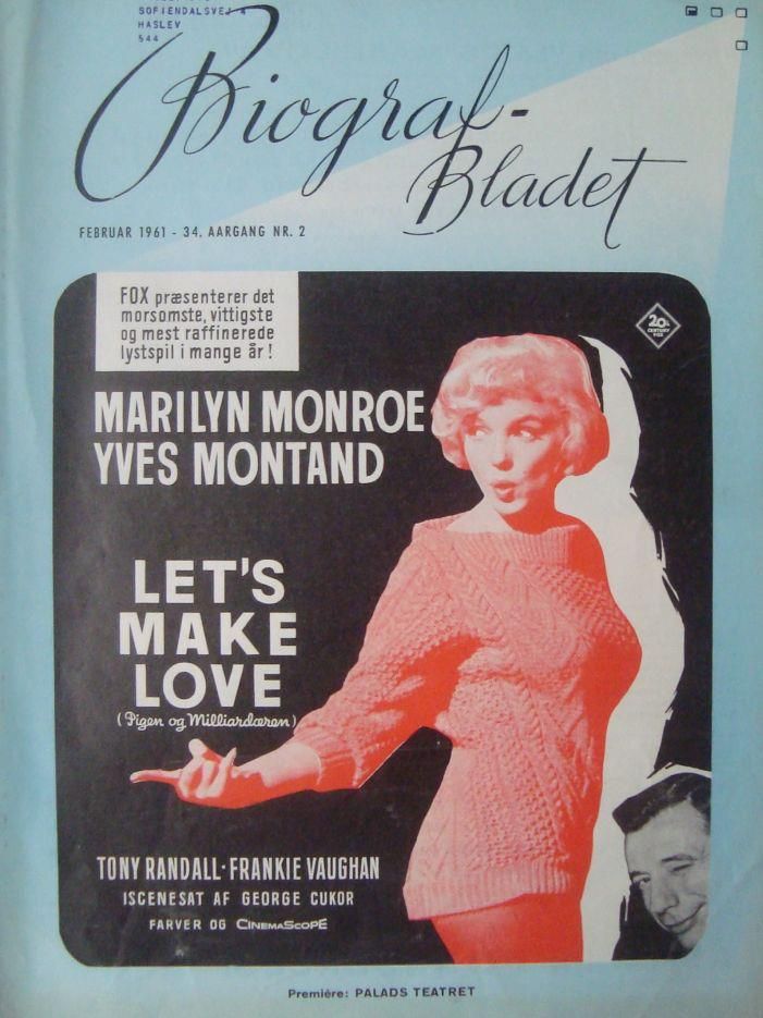 BIOGRAF-BLADET magazine side cover February 1961