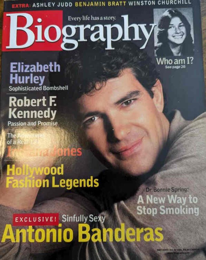 BIOGRAPHY magazine side cover November 2000