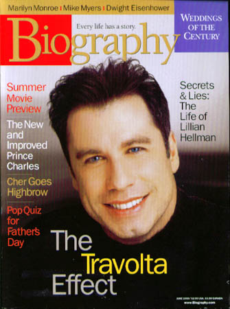 BIOGRAPHY magazine side cover June 1999