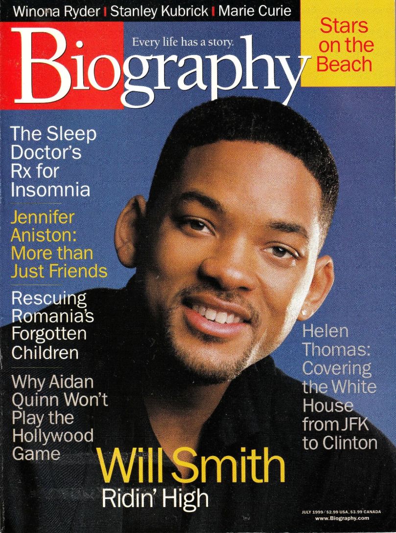 BIOGRAPHY magazine cover July 1999