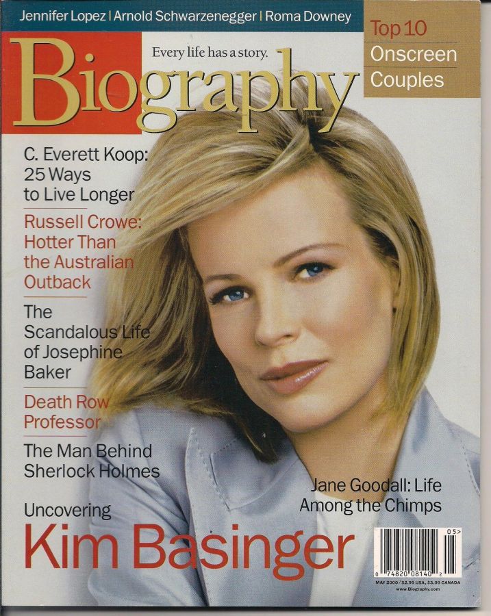 BIOGRAPHY magazine side cover  May 2000