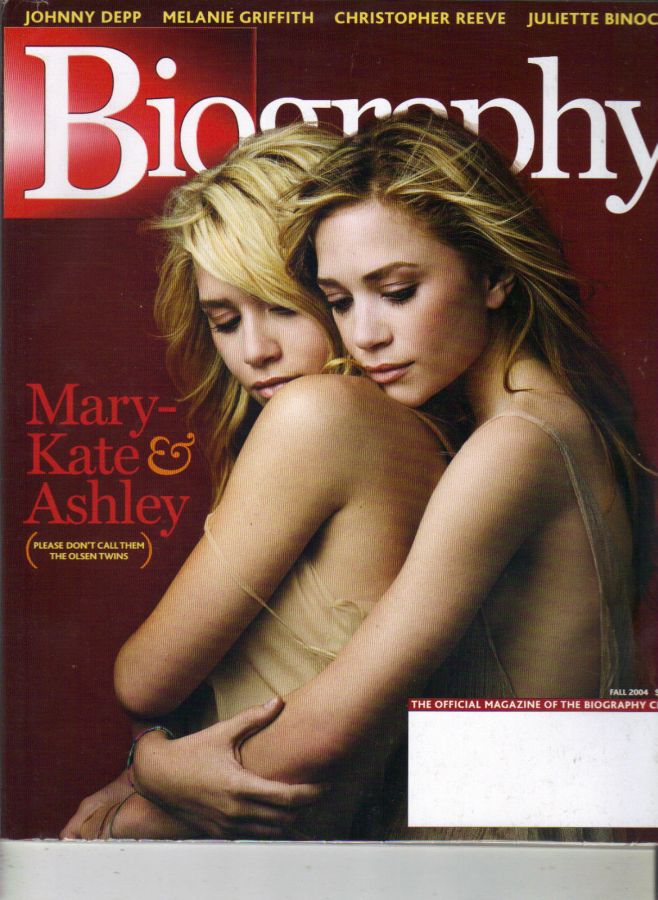 BIOGRAPHY magazine side cover Autumn 2004