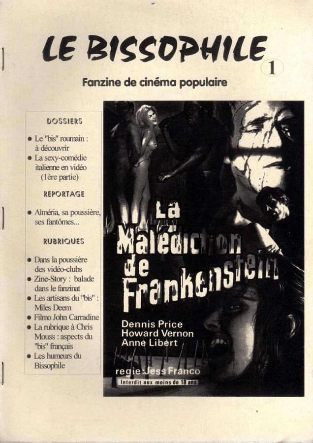 LE BISSOPHILE magazine side cover Issue 1   2000
