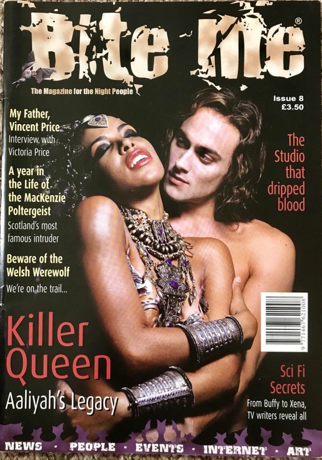 BITE ME magazine side cover Issue 8  2002