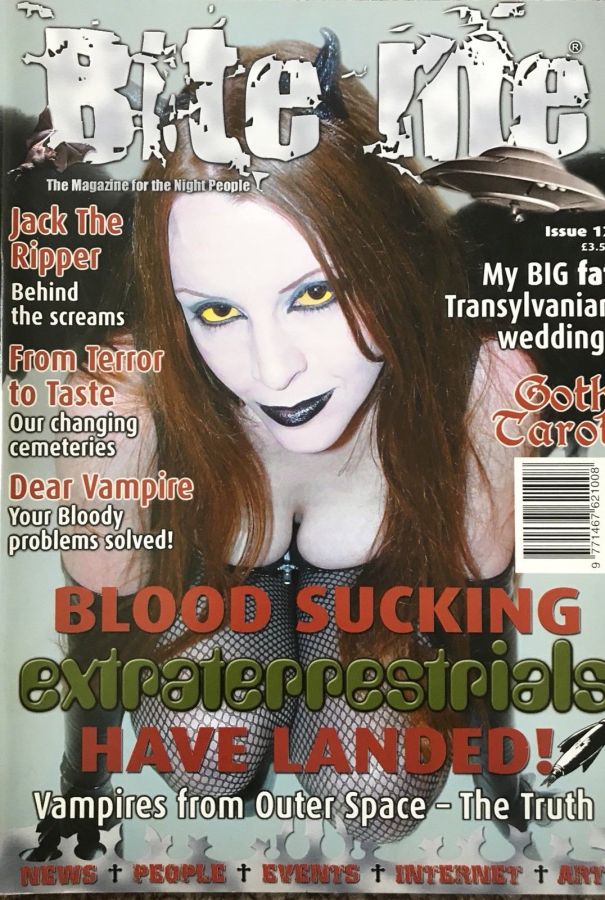 BITE ME magazine side cover Issue 12  2002