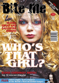 BITE ME magazine side cover Issue 20  2004