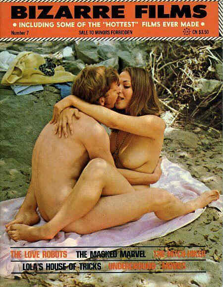 BIZARRE FILMS magazine side cover Issue 7 January 1970