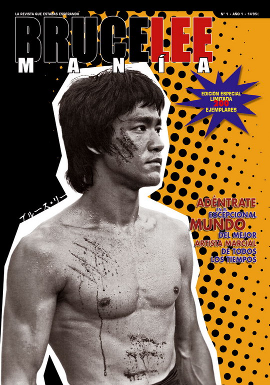 BRUCE LEE MANIA magazine side cover Issue 1  2012