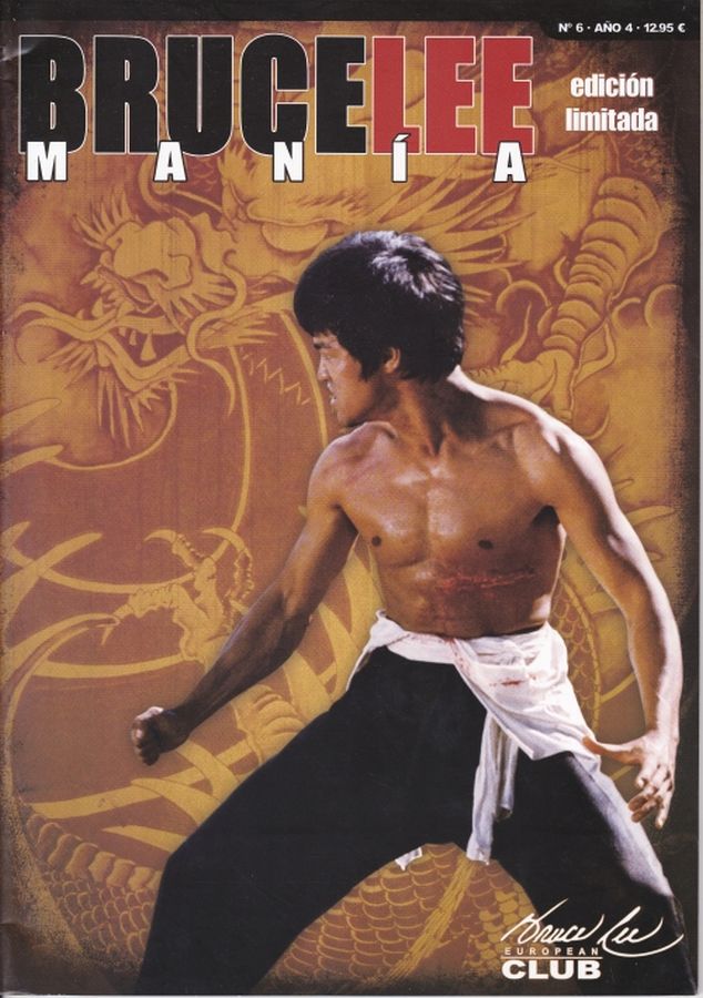 BRUCE LEE MANIA magazine side cover Issue 6  2012