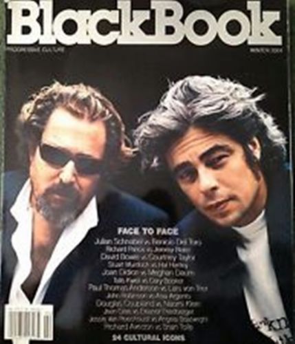 BLACK BOOK magazine side cover Winter 2004