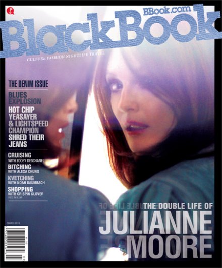 BLACK BOOK magazine side cover March 2010