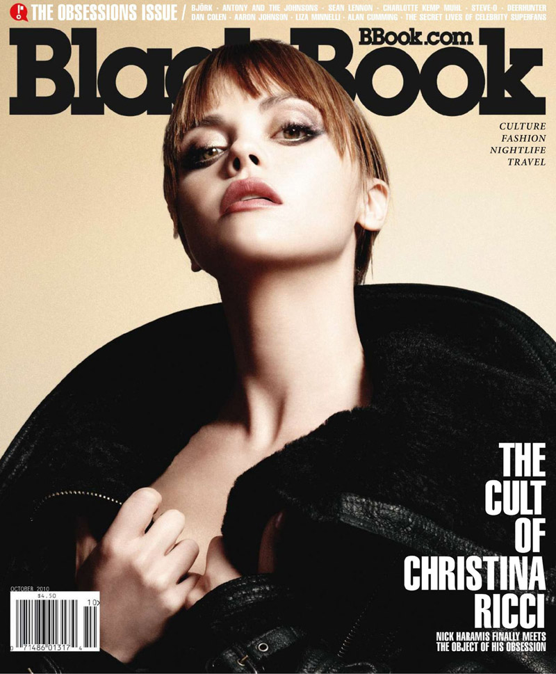 BLACK BOOK magazine side cover October 2010