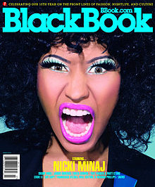 BLACK BOOK magazine side cover March 2011