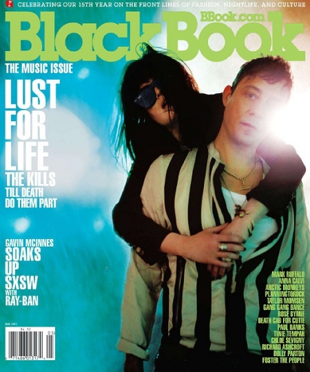 BLACK BOOK magazine side cover May 2011