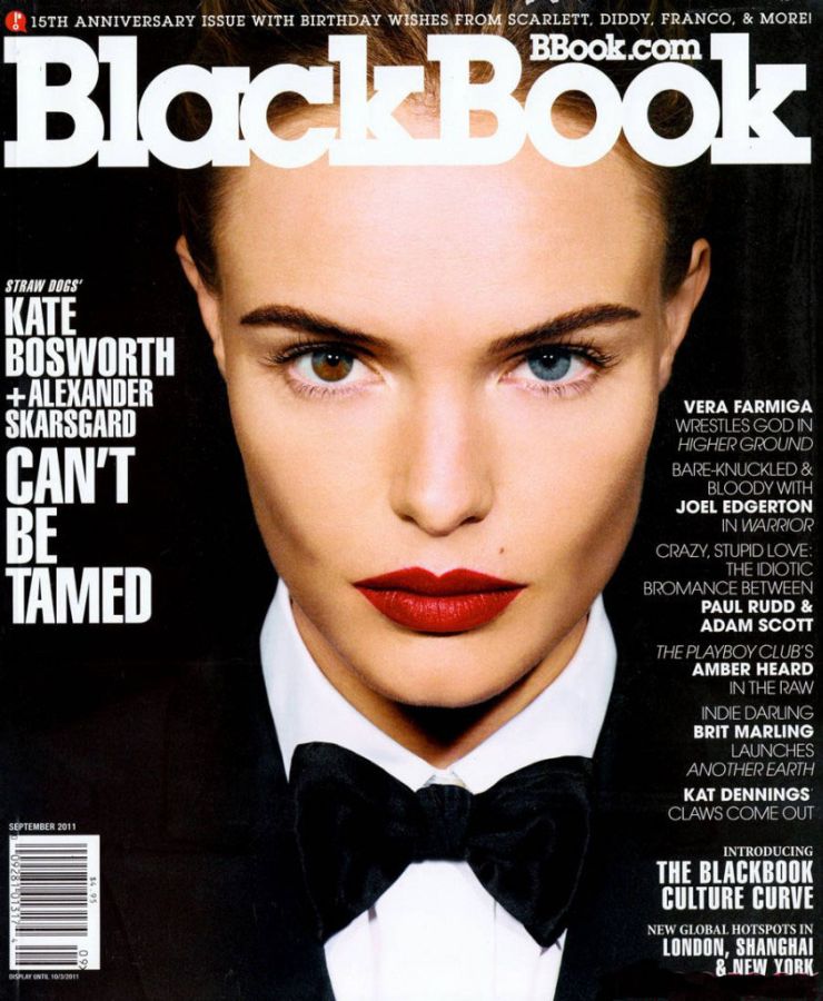 BLACK BOOK magazine side cover September 2011