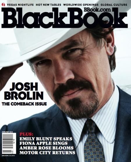 BLACK BOOK magazine side cover June-July 2012