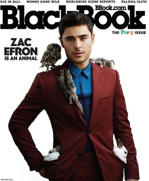 BLACK BOOK magazine side cover October-November 2012