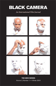 BLACK CAMERA magazine side cover  Vol 2 #1 Winter 2010