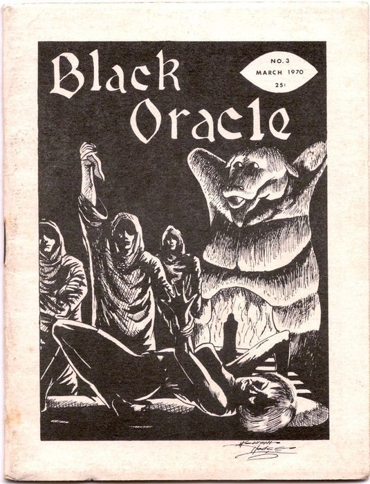 BLACK ORACLE magazine side cover Issue 3  