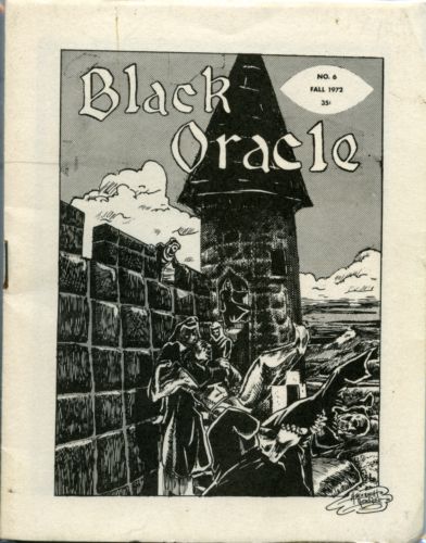 BLACK ORACLE magazine side cover Issue 6  1972