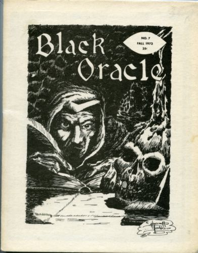 BLACK ORACLE magazine side cover Issue 7 Fall 1973