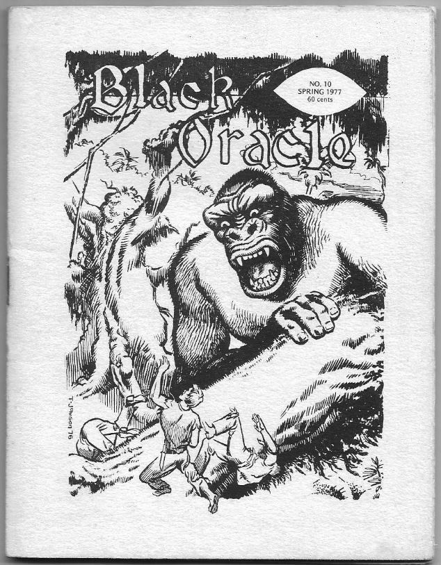 BLACK ORACLE magazine side cover Issue 10 Spring 1977